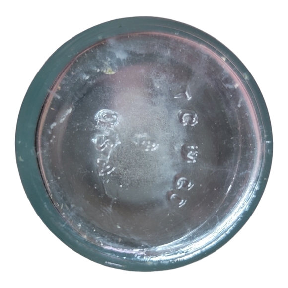 ⏳️Vintage⏳️ Apothecary Glass Bottle w/Stopper T.C.W. Co USA Wheaton - Picture 4 of 6